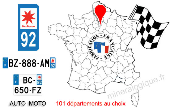 tarifs plaques d immatriculation