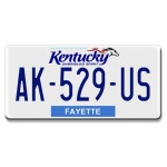 plaque-immatriculation-americaine-kentucky