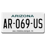 plaque immatriculation américaine Arizona