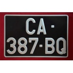 plaque immatriculation noire auto 300x200