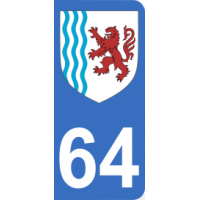 plaque-immatriculation-64-nouvelle-aquitaine