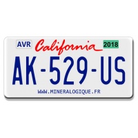 plaque-immatriculation-california-etiquette-annee-mois