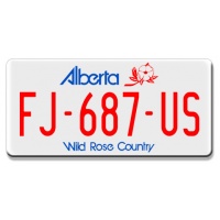 plaque-immatriculation-canada-wild-rose-country