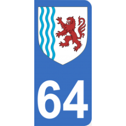 plaque-immatriculation-64-nouvelle-aquitaine