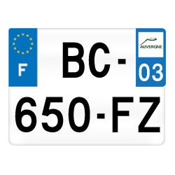 plaque immatriculation moto 03